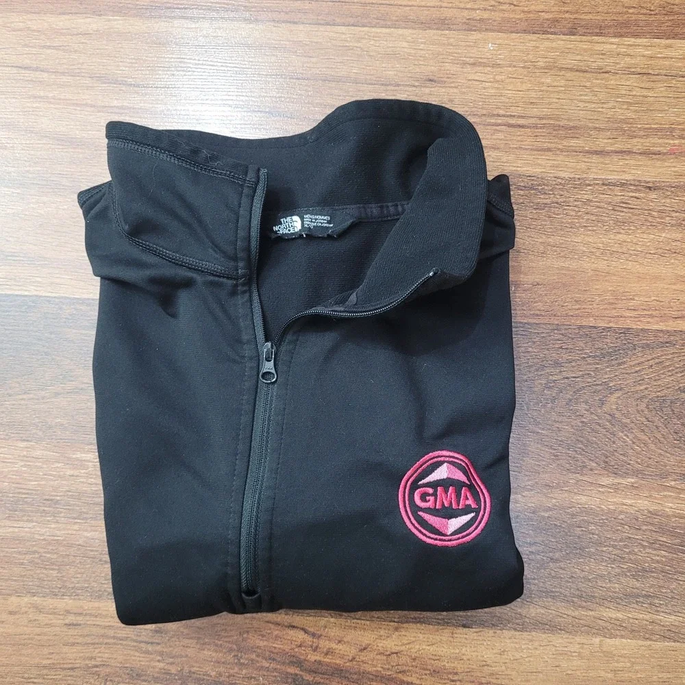The North Face Mens Black GMA 1/4 Zip‎ Fleece Pullover Jacket XL